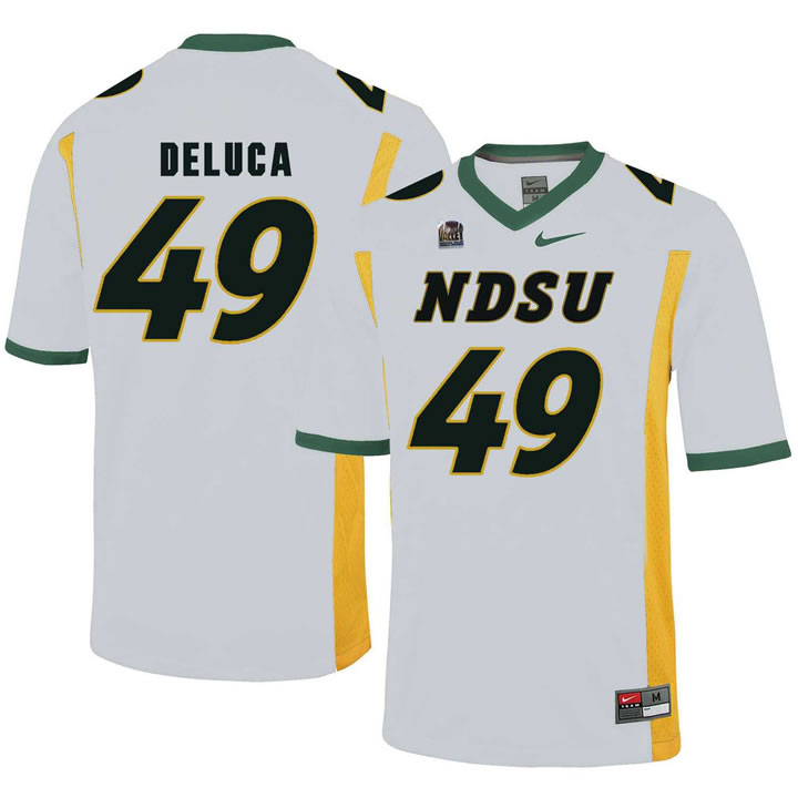 North Dakota State Bison 49 Nick Deluca White College Football Jersey Dzhi,We sell and wholesale North Dakota State Bison 49 Nick Deluca White College Football Jersey Dzhi on line form chian!